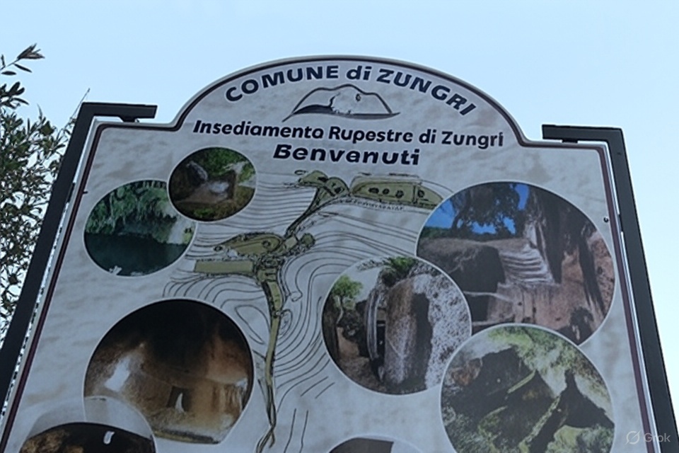 Cartello di benvenuto del Comune di Zungri
